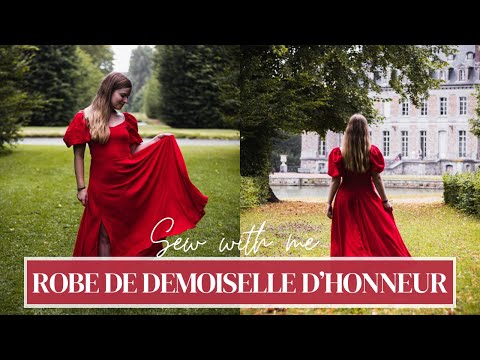 SEW WITH ME | Couture de ma robe de Demoiselle d'honneur