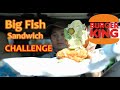 Burger King Big Fish Sandwich CHALLENGE Food Review #fishsandwich