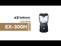 Gentos Explorer露營燈- USB充電 1300流明 IP68(EX-300H) product youtube thumbnail