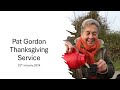 Thanksgiving service for pat gordon