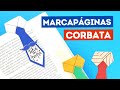 👔 Marcapáginas en forma de corbata para el día del Padre ¡Incluye molde!