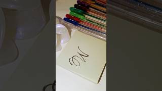 stylish letter W⭐🖋️✨ #artwriting #creativewriting #handwriting #shorts