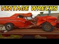 Vintage Wrecked Cars in A Vintage Car Collection!