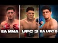 Comparing Nick Diaz In EA MMA, UFC 3 and EA UFC 5