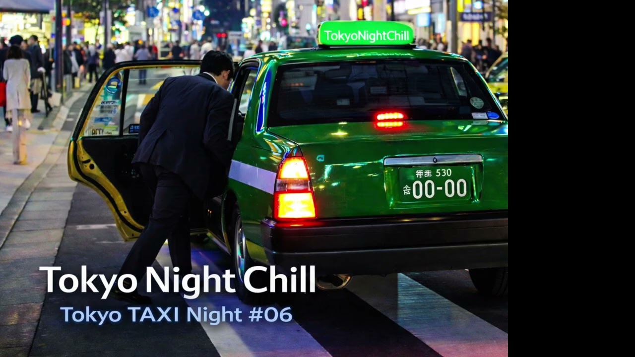 Tokyo Night Chill Tokyo TAXI Night #06  | Minimal Lofi Instrumental (1 Hour)