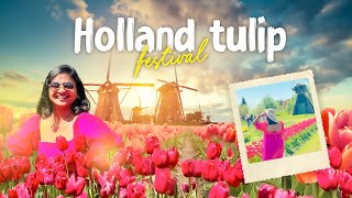 Veldheer Gardens ll Holland Tulip Festival || 2024 || Travel Vlog || Michigan || Telugu Vlogs #tulip