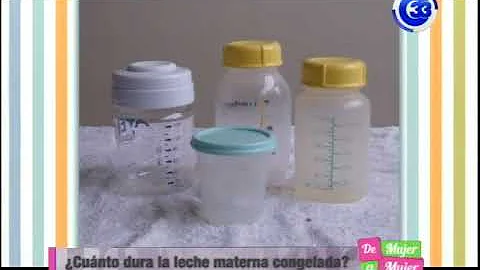 ¿Es buena la leche materna congelada después de 1 año?