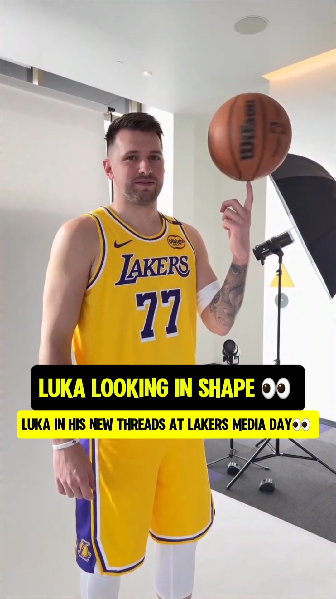 Luka doesn't look out of shape??