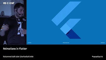 Muhammed Salih Guler | Animations in Flutter | RSCONF 2019