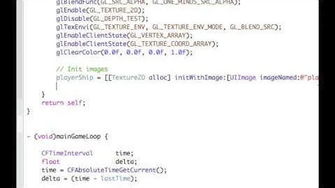 iPhone Game Development Tutorial 1 - Part 4