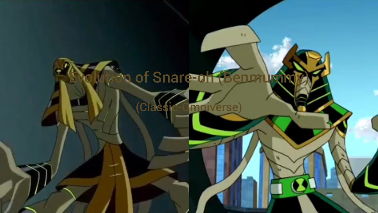Evolution of Snare-oh (Benmummy) (Classic-Omniverse) (Updated)