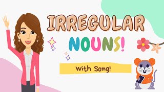 Irregular Plural Nouns with song | English with Teacher Joan 🤍