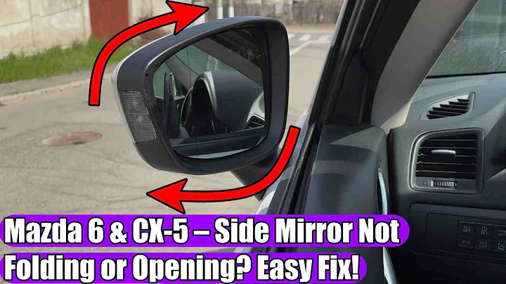 Mazda 6 & CX-5 (2013-2017) - Side Mirror Not Folding or Opening? Easy Fix!