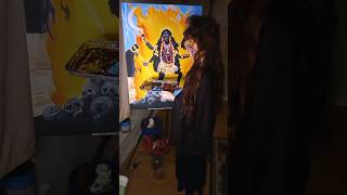 More Maa #kalimaa #kali #art #acrylicpainting #devotionalart  #sadhana #agori #tool #fortysixandtwo