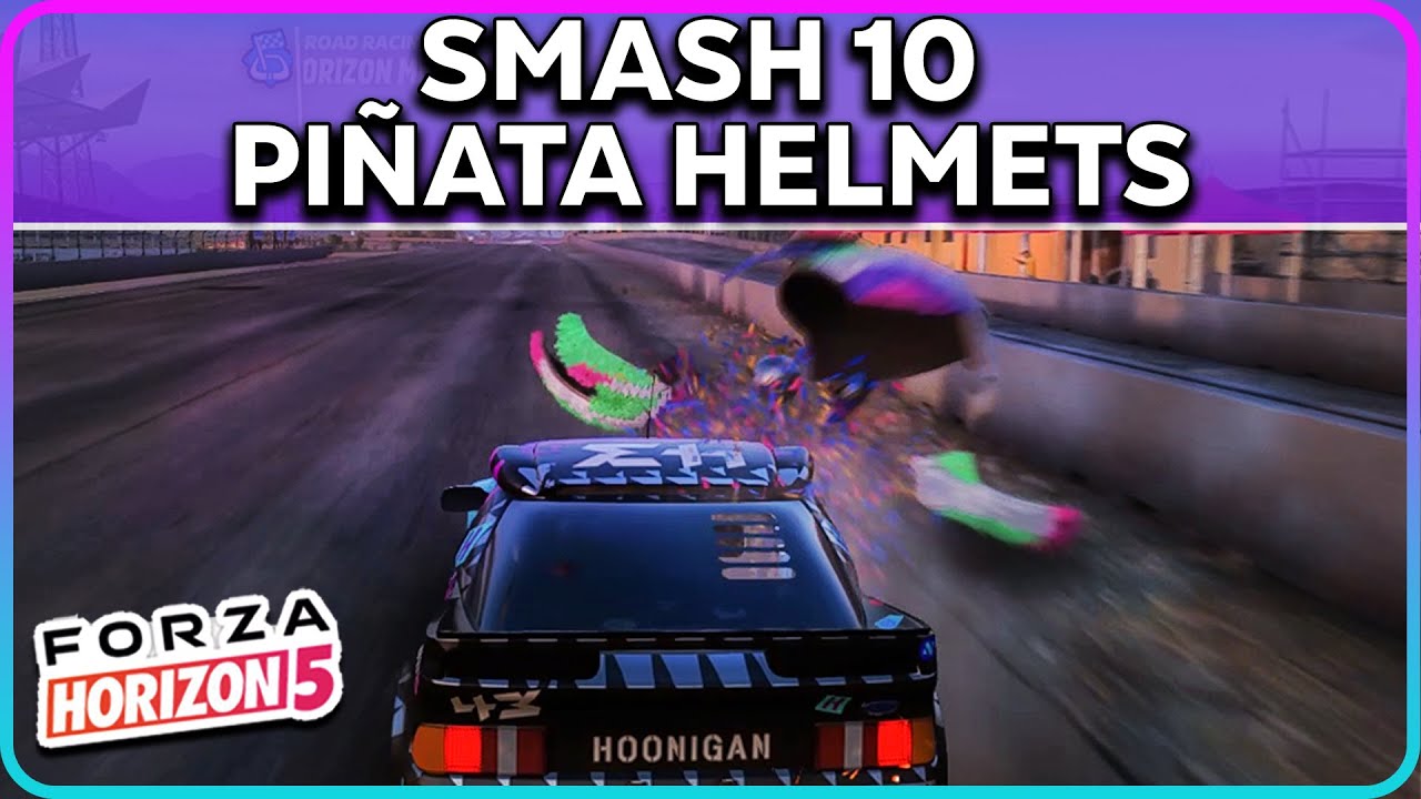 Smash 10 Pinata Helmets Forza Horizon 5 Collectibles YouTube