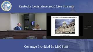 Government Contract Review Committee (2/9/22) - Upon Adjournment