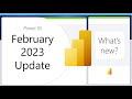 Power BI Update - February 2023