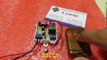 Module RF 1 relay ACC-12V-315M (Hướng dẫn sử dụng)