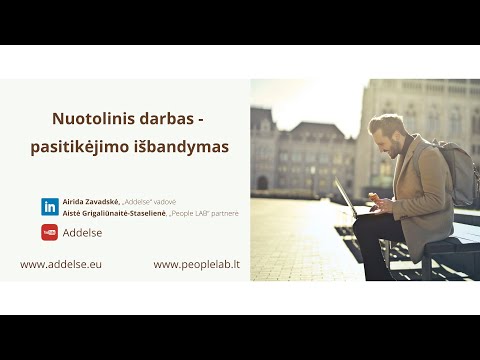 Video: Kaip Organizuoti Nuotolinę Prieigą