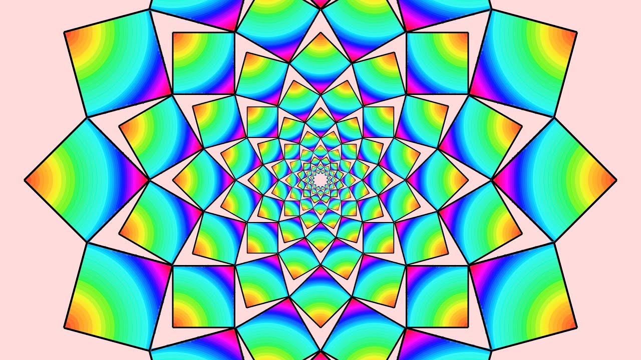 Steve's Generative Art. Squares 16 – Animated Square Circles - YouTube