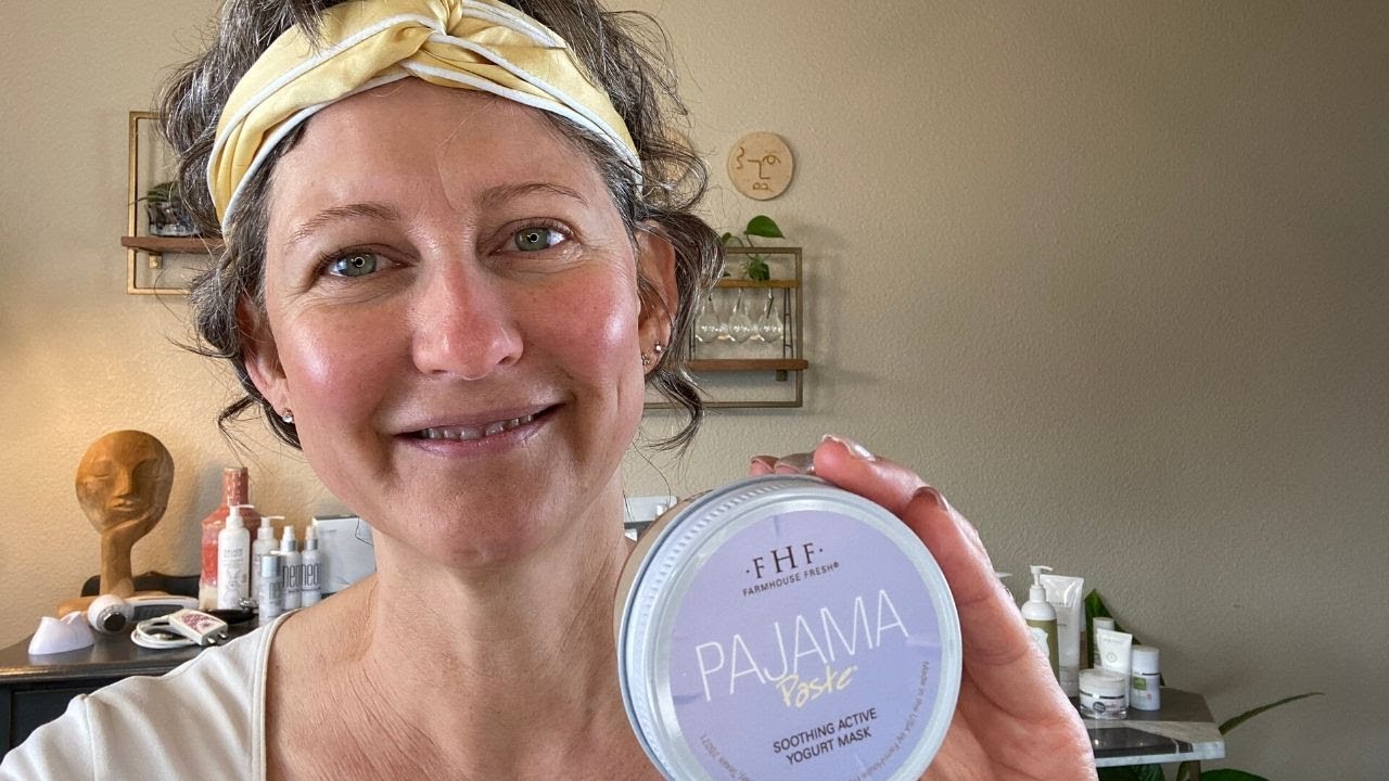 How To Give Yourself An At Home Facial With Farmhouse Fresh Pajama Paste And My Skin Buddy Youtube