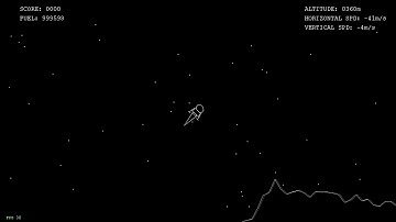 Lunar Lander Clone I Made in Java