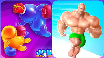 Join Blob Clash 3D Vs Muscle Rush 3D😍🌹😍Satisfying Big Levels Android iOS Gameplay New  Max levels