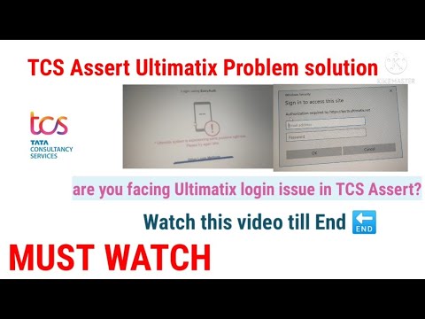 TCS Assert Ultimatix problem solution || ? Working || Must Watch||@Telugu web Technologies