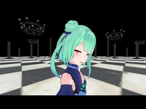 【VR180 ガチ恋距離】ヒビカセ by 潤羽るしあ 【8K Hololive MMD】