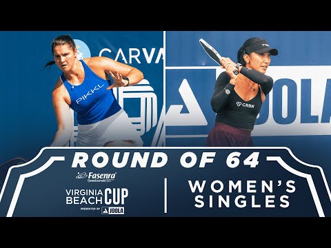 Zoey Weil v Danna Funaro at the Fasenra Virginia Beach Cup presented by Joola