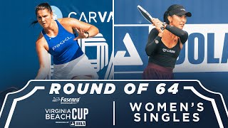 Zoey Weil v Danna Funaro at the Fasenra Virginia Beach Cup presented by Joola