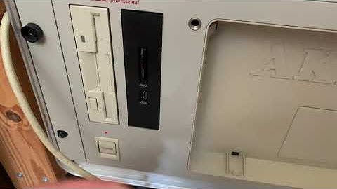 Accessing an Akai S6000