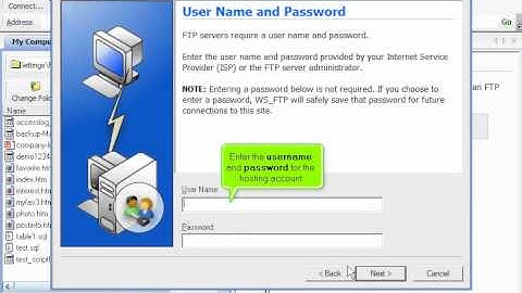 Configuring your website in WS_FTP by VodaHost web hosting