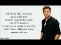 Niall Horan - Heartbreak Weather (lyrics)