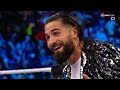 Roman reigns  seth rollins face to face promo  wwe smackdown 11422 full segment