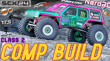 SCX24 Nerd Gremlin Comp Build - LCG transmission, TiTS 12Cv2 axles, Furitek brushless motor, Proline
