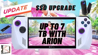 How to Upgrade SSD On Asus ROG Ally ? massive 7 TB of Storage for handheld Fun #rogally #ssdupgrade