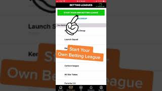 Creating a Private Betting League on the Vig It App screenshot 5