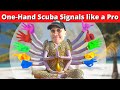 One-handed Scuba Signals - Signal Numbers like a Pro - (How Divers Communicate, Dive Signals) - Hand