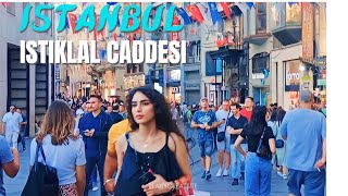 Istanbul Istiklal Caddesi'nde kisa yürüyüş.a short walk on Istiklal Avenue #youtubeshorts