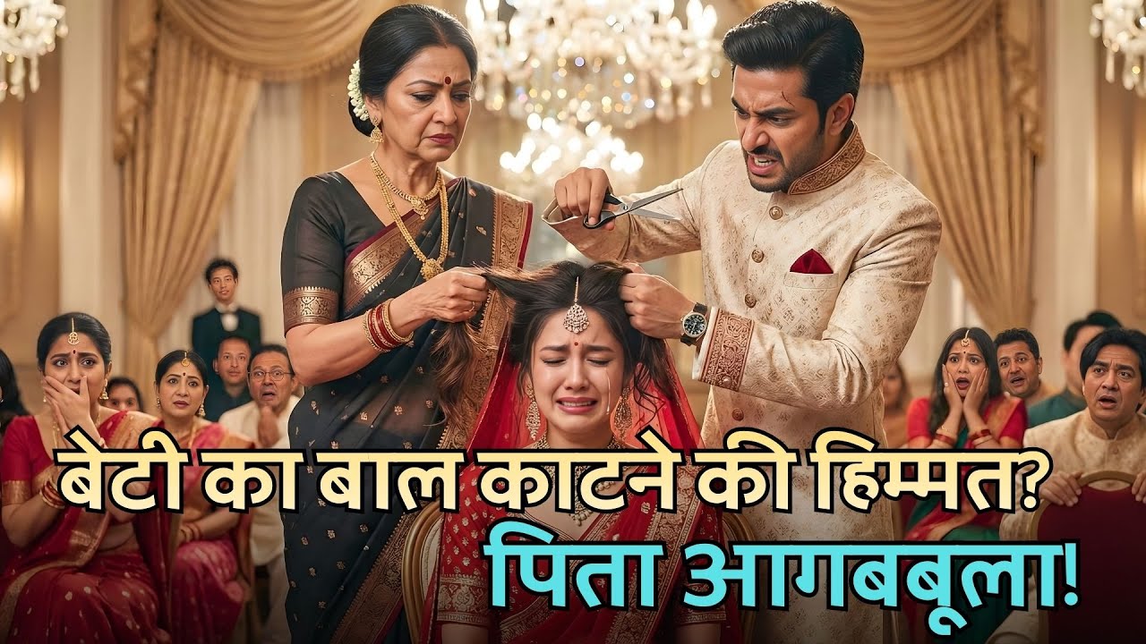 “बच्ची के बाल काटने की हिम्मत?” तभी ससुर आगबबूला हो उठा!