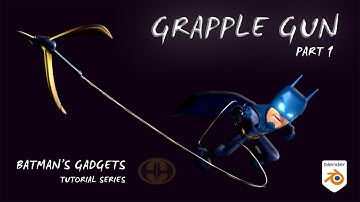 Grapple hook gun with blender : Batman