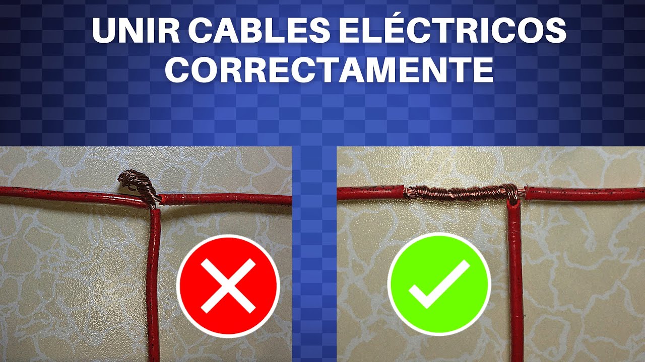 Cómo trenzar cables eléctricos/Unir cables eléctricos correctamente