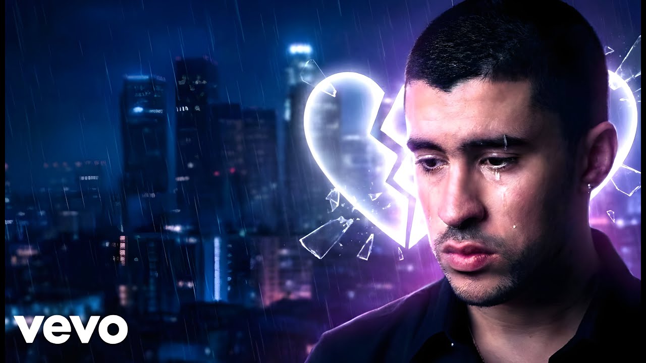 Bad Bunny - Roto donde hubo amor(Official Lyrics Video)