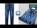 Reutilizar ropa vieja  Recicla jeans viejos en el vestido