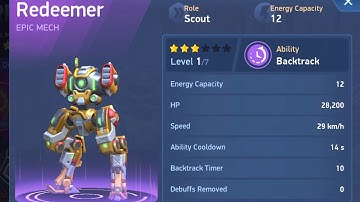 Redeemer first try? | MechArena event crate rush