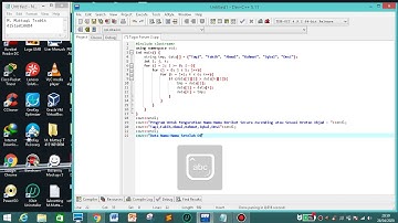 Program C++ Menggunakan Algoritma Bubble Sort