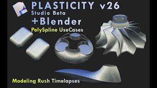 Plasticity V26 Studio Beta Blender Polyspline Usecases