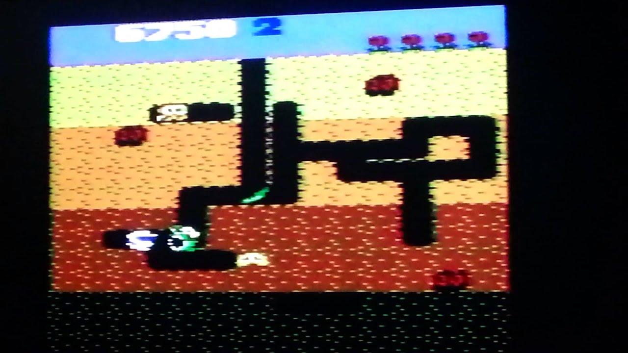 Atari 7800 Dig Dug YouTube