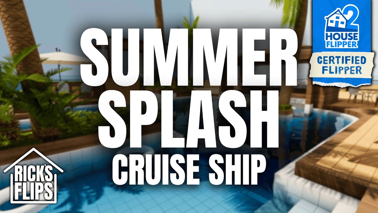House Flipper 2 Summer Splash Contest | Cruise Ship Illusion Build Tour ...